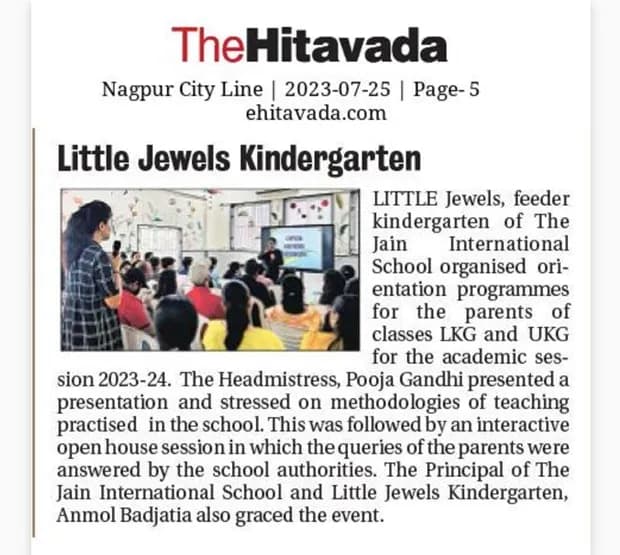 Winners of Intra-Class Hindi Poem Recitation Competition