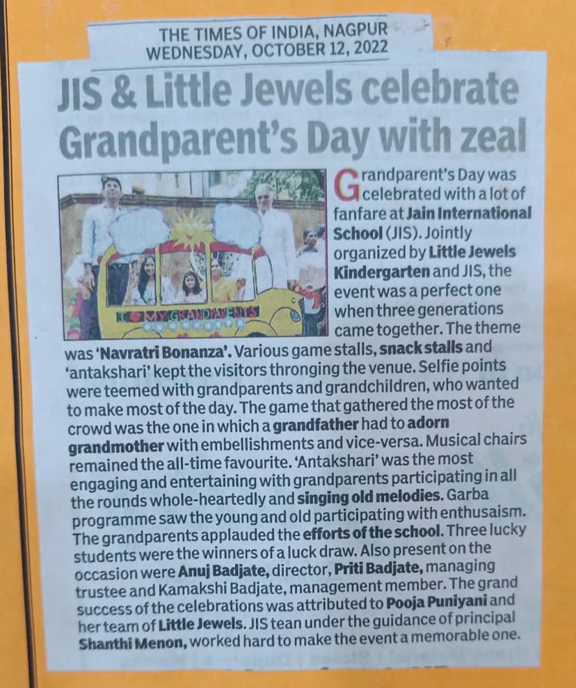 Grandparent's Day Celebrations